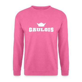 Gaulois casque cornes - Sweat-shirt Unisexe - rose - Devant