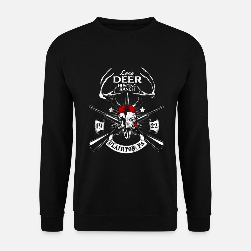 Deer Hunting - Unisex Sweatshirt - black