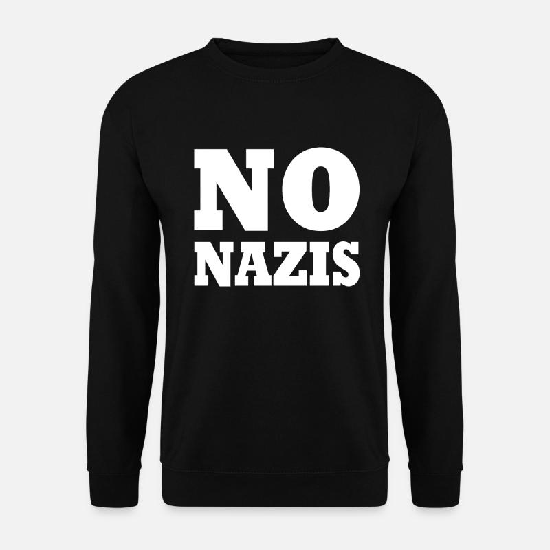 Pas de nazis - Sweat-shirt Unisexe - noir