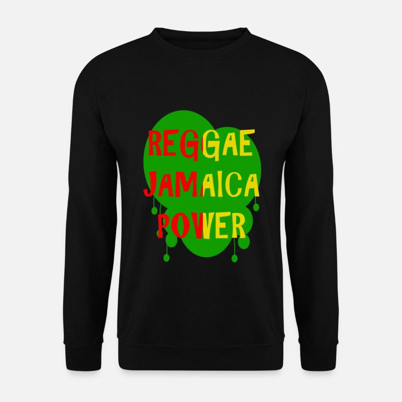 reggae jamaica power - Unisex Sweatshirt - black