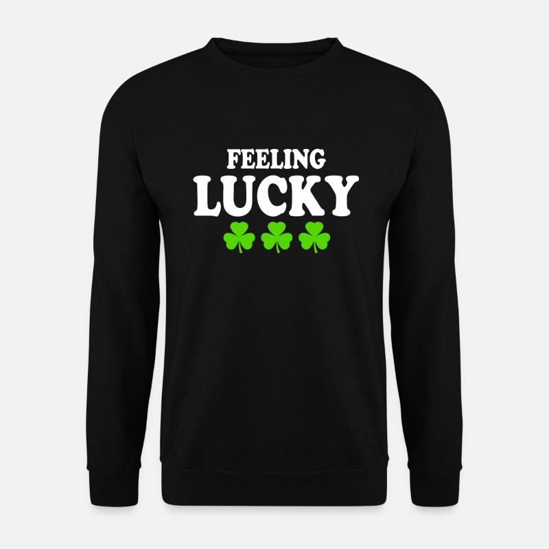 feeling lucky - Unisex Pullover - Schwarz
