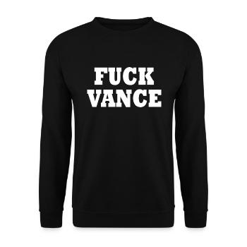 fuck vance - Sweat-shirt Unisexe - noir - Devant - Alina (178cm) & Michal (187cm)