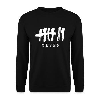 Seven in one fell swoop - Unisex Sweatshirt - black - Front - Alina (178cm) & Michal (187cm)