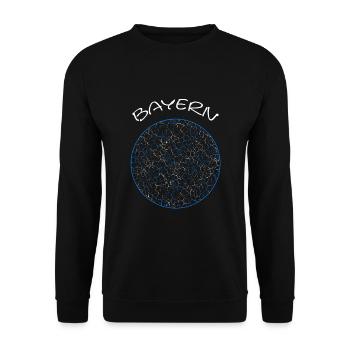 Bayern Bavaria retro - Unisex Pullover - Schwarz - Vorne - Alina (178cm) & Michal (187cm)