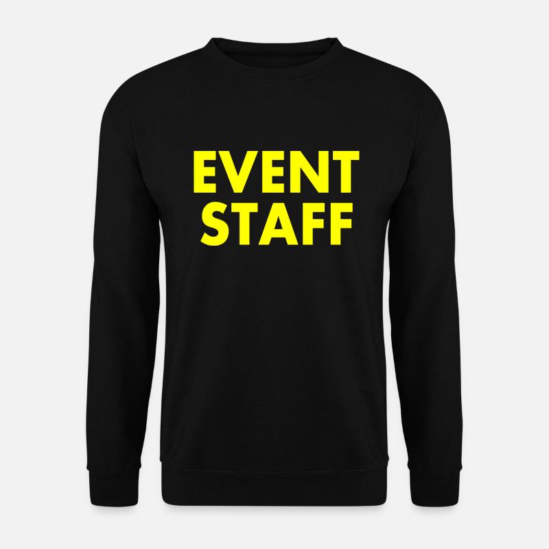 Event staff - Unisex Pullover - Schwarz
