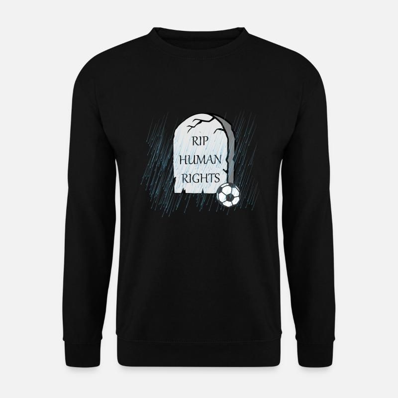 Qatar WM Kritik - Unisex Pullover - Schwarz