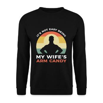 Bras Candy Mari - Sweat-shirt Unisexe - noir - Devant - Alina (178cm) & Michal (187cm)