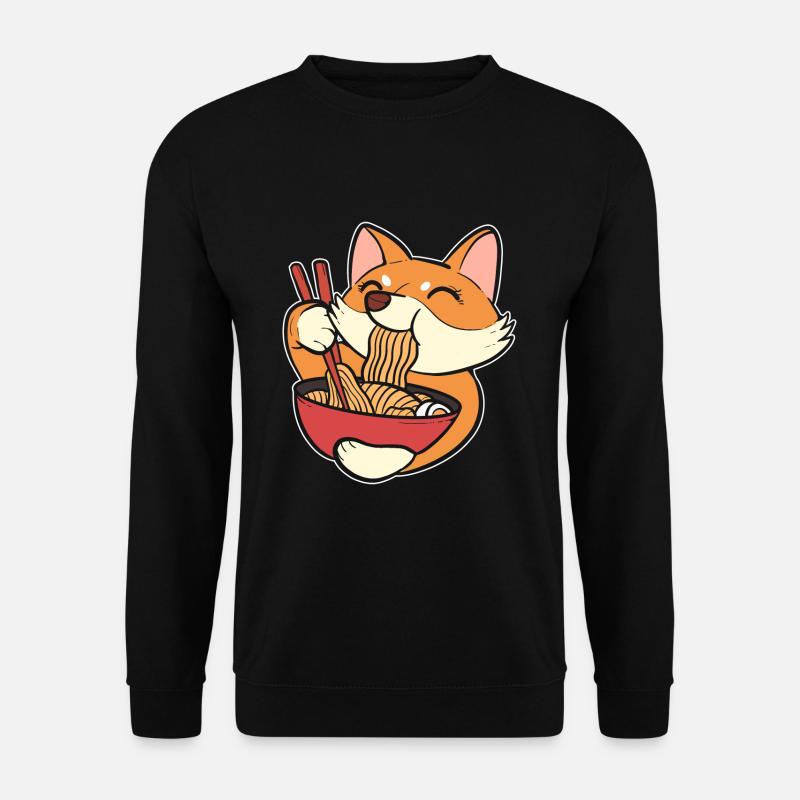 Corgi Ramen - Sweat-shirt Unisexe - noir