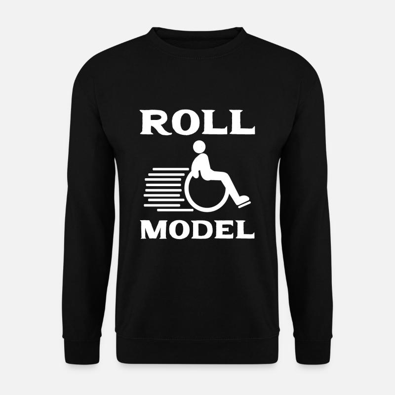 Rollstuhl - Unisex Pullover - Schwarz