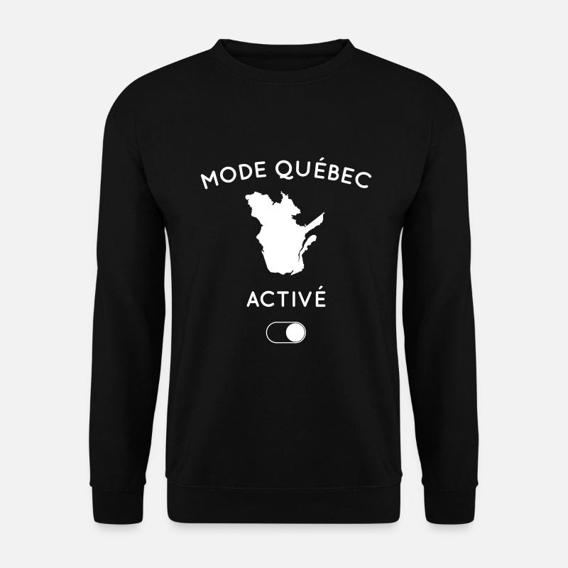 Mode Québec activé - Sweat-shirt Unisexe - noir