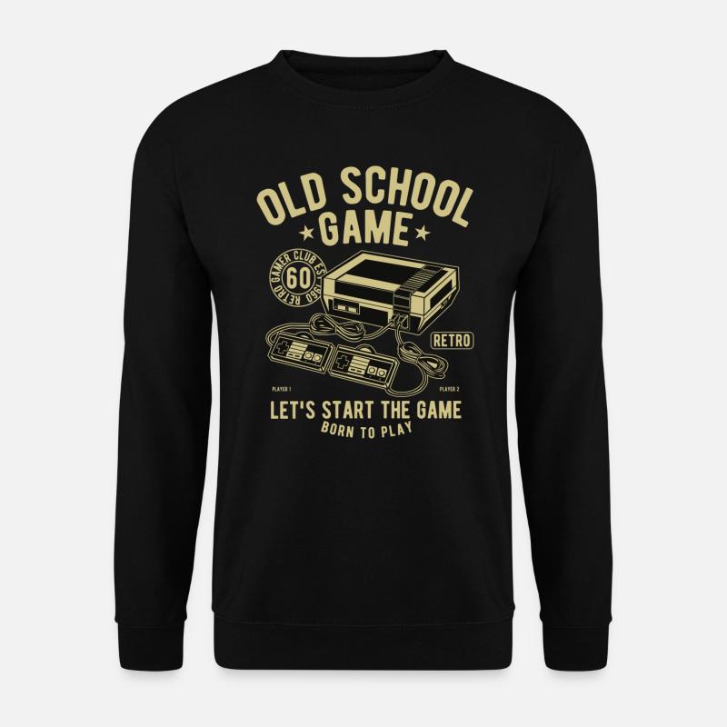 Old School Game - Unisex Sweatshirt - black
