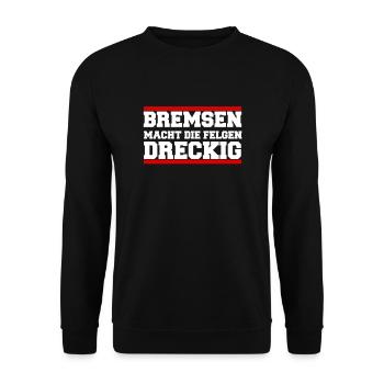 tuning, auto, turbo, tuner, motorsport, mechaniker - Unisex Pullover - Schwarz - Vorne - Alina (178cm) & Michal (187cm)