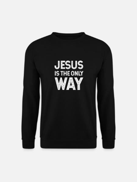 jésus, chrétien, dieu, jésus christ, foi - Sweat-shirt Unisexe - noir