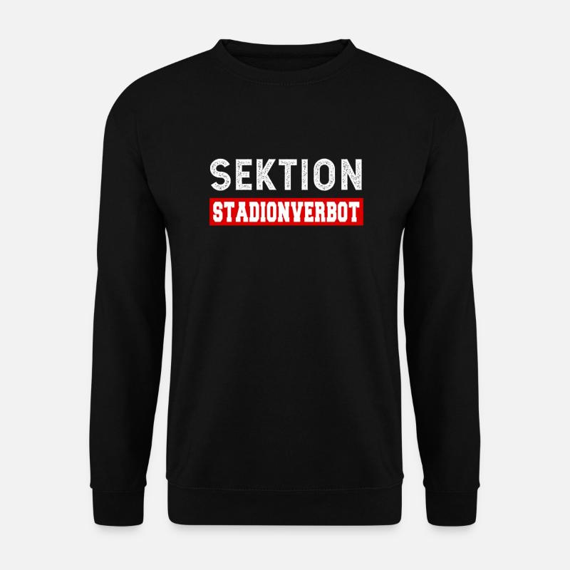 stadion, fußball, fan, sport, ultras, geschenkidee - Unisex Pullover - Schwarz