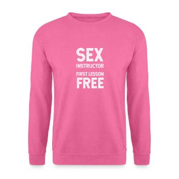 Sex versaut sprüche lustige sprüche humor Geschenk - Unisex Pullover - Pink - Vorne