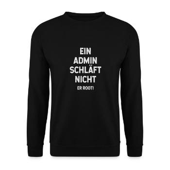 Computer, PC, Online, Tastatur, Informatik - Unisex Pullover - Schwarz - Vorne - Alina (178cm) & Michal (187cm)