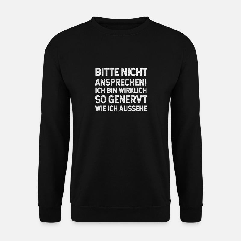 arbeit, sprüche, geschenk,Büro Chef arbeiten - Unisex Pullover - Schwarz