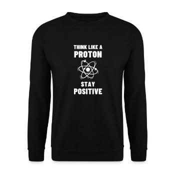 Science chemistry nerd teacher school gift - Unisex Sweatshirt - black - Front - Alina (178cm) & Michal (187cm)