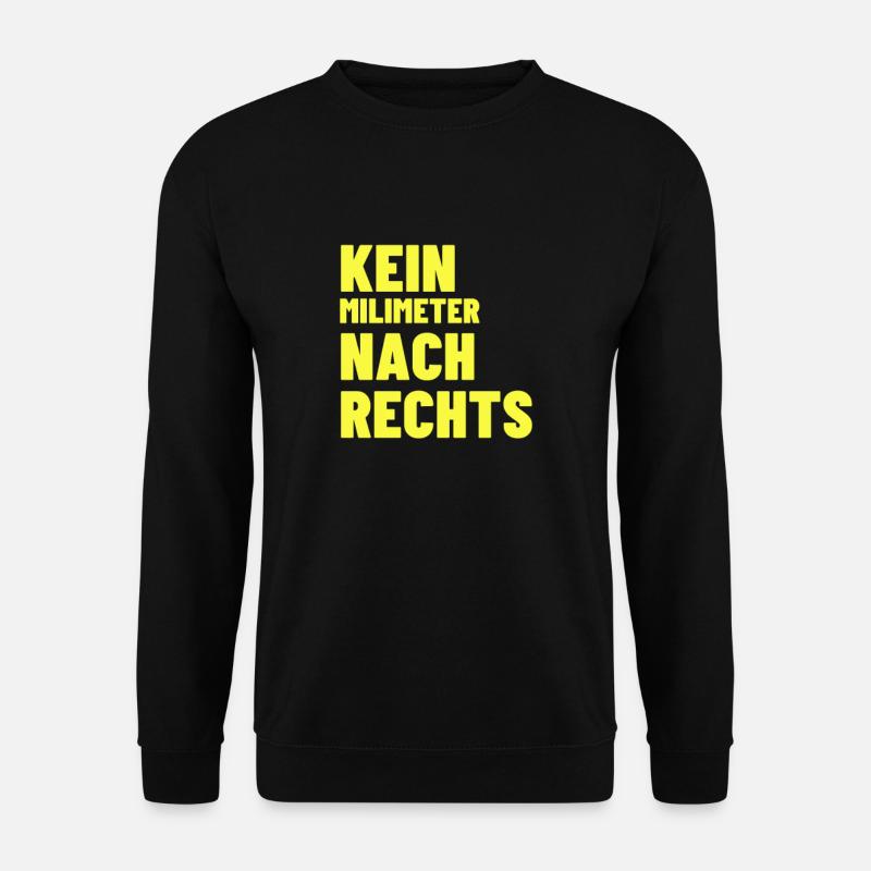 Gegen Rechts - Unisex Pullover - Schwarz