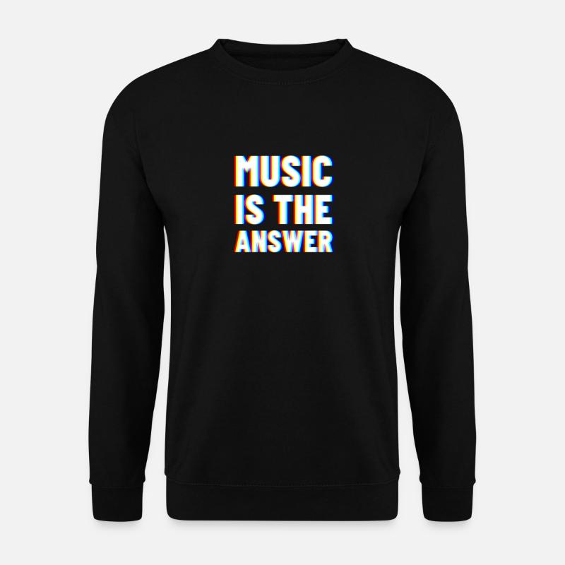 Music Techno Electro - Unisex Sweatshirt - black