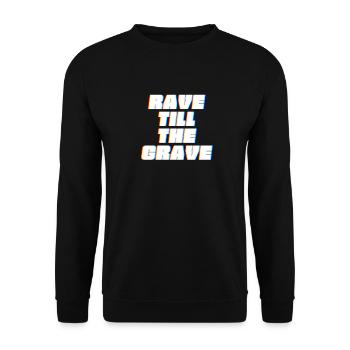 Cadeau Rave Raver House DJ Techno Music - Sweat-shirt Unisexe - noir - Devant - Alina (178cm) & Michal (187cm)