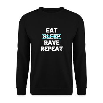 Rave - Unisex Pullover - Schwarz - Vorne - Alina (178cm) & Michal (187cm)