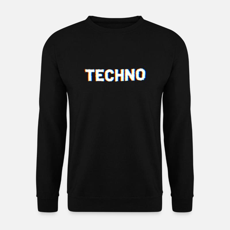 Techno - Unisex Sweatshirt - black