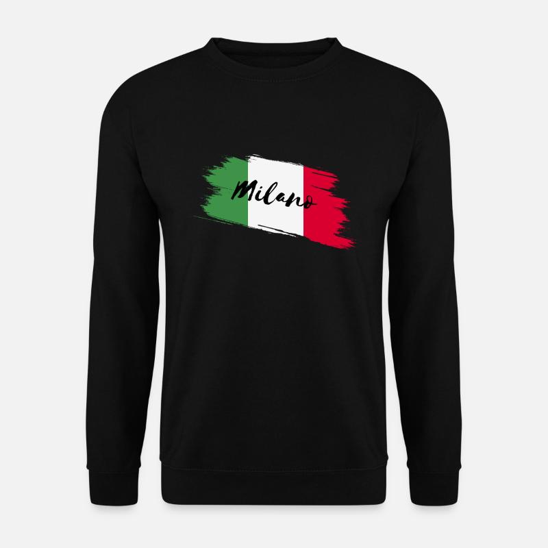 Milano Mailand Milan Italia Italy Italien - Unisex Pullover - Schwarz