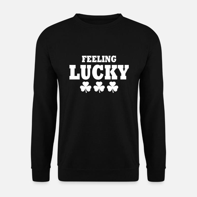feeling lucky - Unisex Pullover - Schwarz