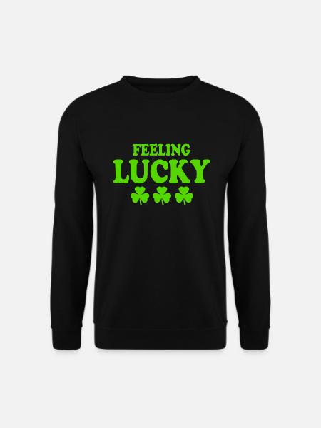 feeling lucky - Unisex Sweatshirt - black