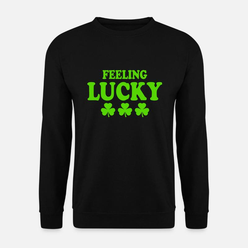 feeling lucky - Unisex Sweatshirt - black