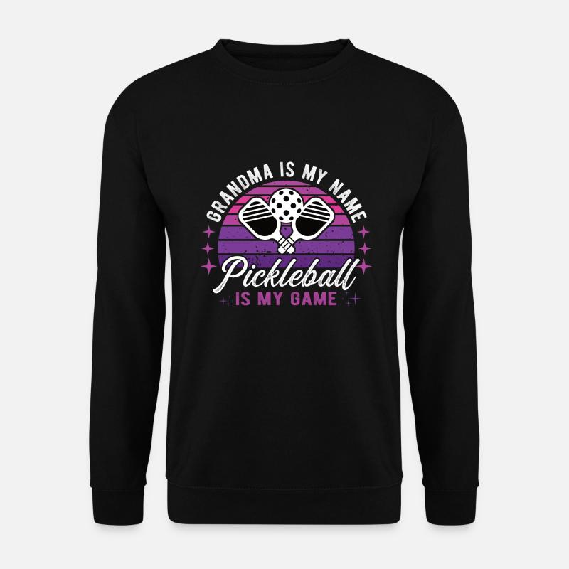 Pickle Ball Pickleball - Unisex Pullover - Schwarz