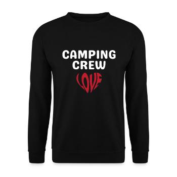 Équipe de camping - Sweat-shirt Unisexe - noir - Devant - Alina (178cm) & Michal (187cm)