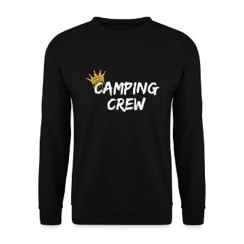 Équipe de camping - Sweat-shirt Unisexe - noir - Devant - Alina (178cm) & Michal (187cm)