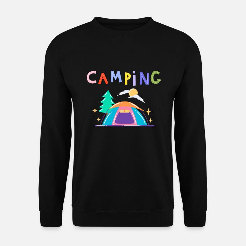 Camping - Sweat-shirt Unisexe - noir