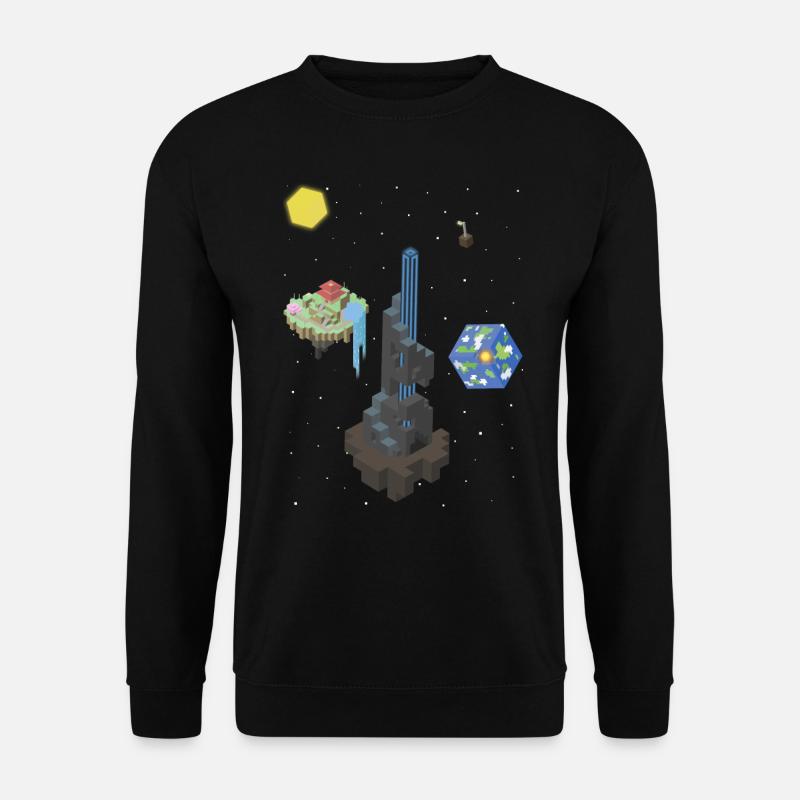 l'espace cubique - Sweat-shirt Unisexe - noir