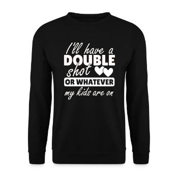 Mom Mother's Day Mom Women Gift - Unisex Sweatshirt - black - Front - Alina (178cm) & Michal (187cm)