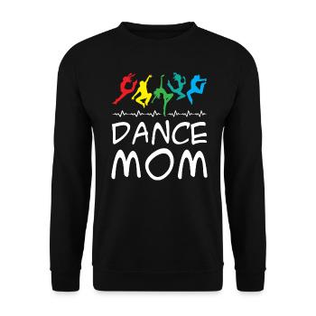 Dance Mom - Unisex Sweatshirt - black - Front - Alina (178cm) & Michal (187cm)