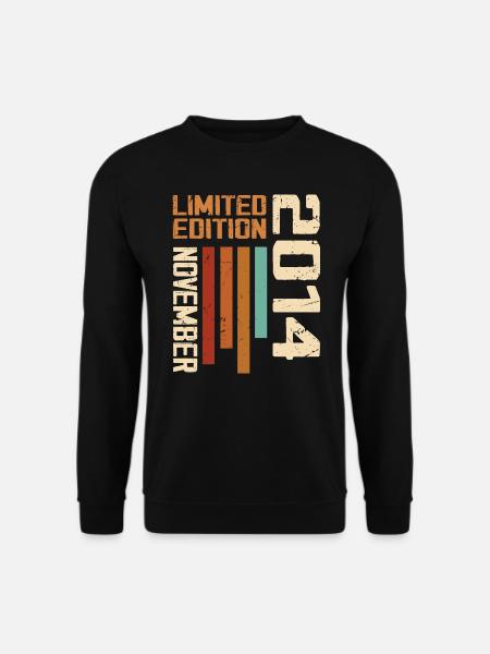 2014 November Geburtstagsgeschenk. November 2014 - Unisex Pullover - Schwarz