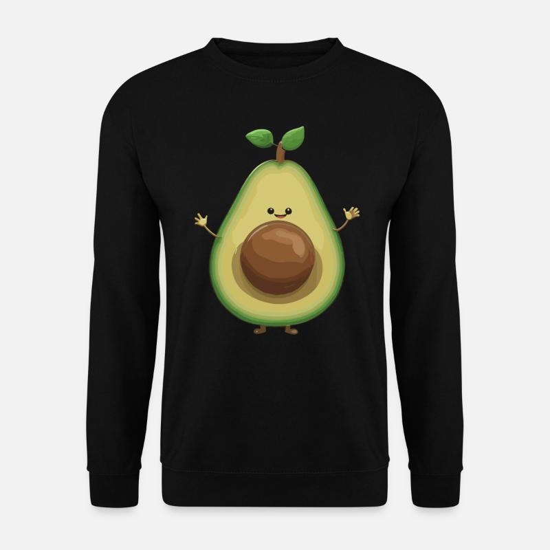 Avocado Sweet Funny Optimism Gift - Unisex Sweatshirt - black