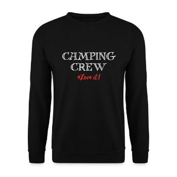 Équipe de camping - Sweat-shirt Unisexe - noir - Devant - Alina (178cm) & Michal (187cm)
