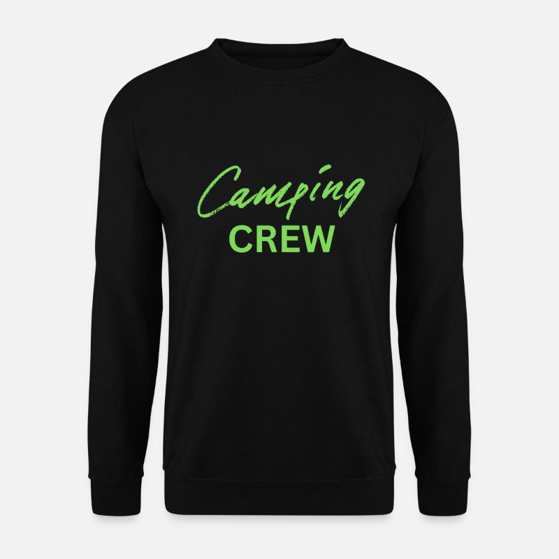 Camping Crew - Unisex Pullover - Schwarz