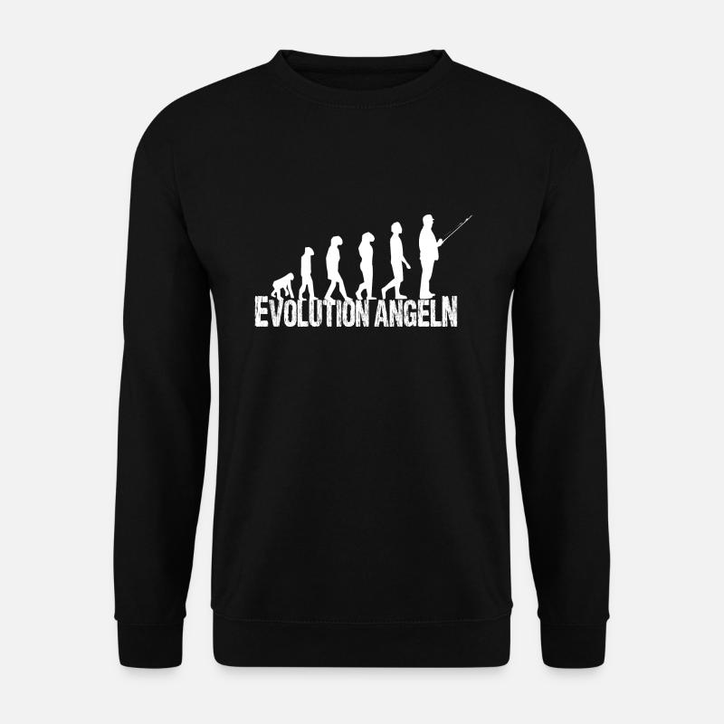 Angeln - Unisex Pullover - Schwarz