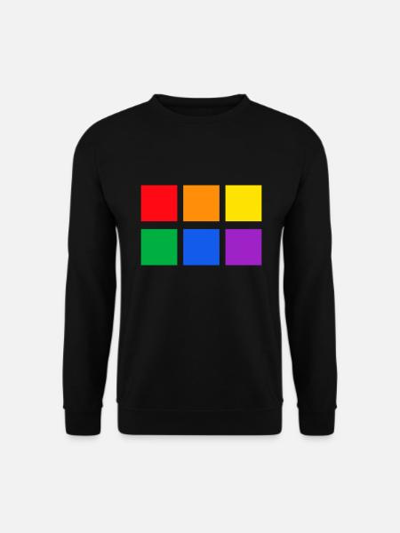 LGBT regenbogen lgbtq pride parade - Unisex Pullover - Schwarz