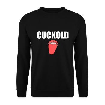 Cuckold - Sweat-shirt Unisexe - noir - Devant - Alina (178cm) & Michal (187cm)