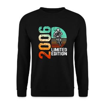 2006 Limited Edition Mountainbike Fahrrad Rad Bike - Unisex Pullover - Schwarz - Vorne - Alina (178cm) & Michal (187cm)