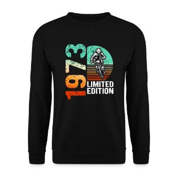 1973 Édition limitée VTT Bike Bike Bike - Sweat-shirt Unisexe - noir - Devant - Alina (178cm) & Michal (187cm)