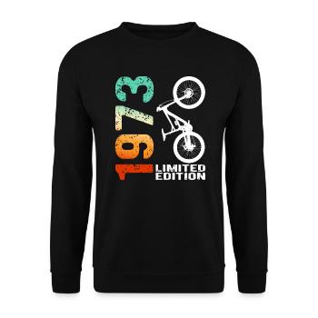 1973 Édition limitée VTT Bike Bike Bike - Sweat-shirt Unisexe - noir - Devant - Alina (178cm) & Michal (187cm)