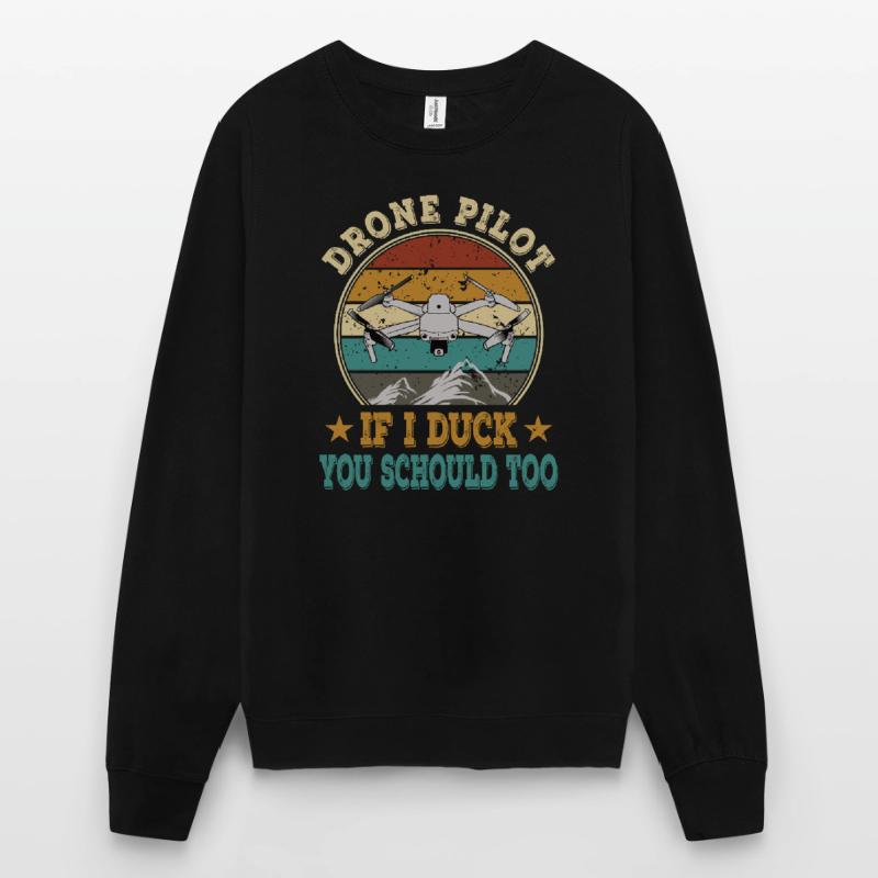 Drones Drone Drone Pilot FPV Quadcopter Unisex Sweatshirt