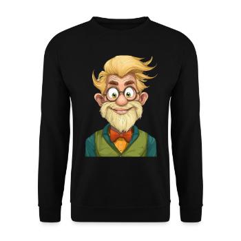 mad professor - Unisex Sweatshirt - black - Front - Alina (178cm) & Michal (187cm)